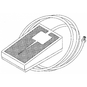 Pneumatic Foot Switch with Male Coupling 7" Air Tube - 56303, 56300N